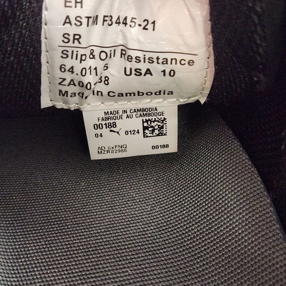 PUMA Safety Iconic Suede Low ASTM EH Women's 10 - Picture 7 of 7